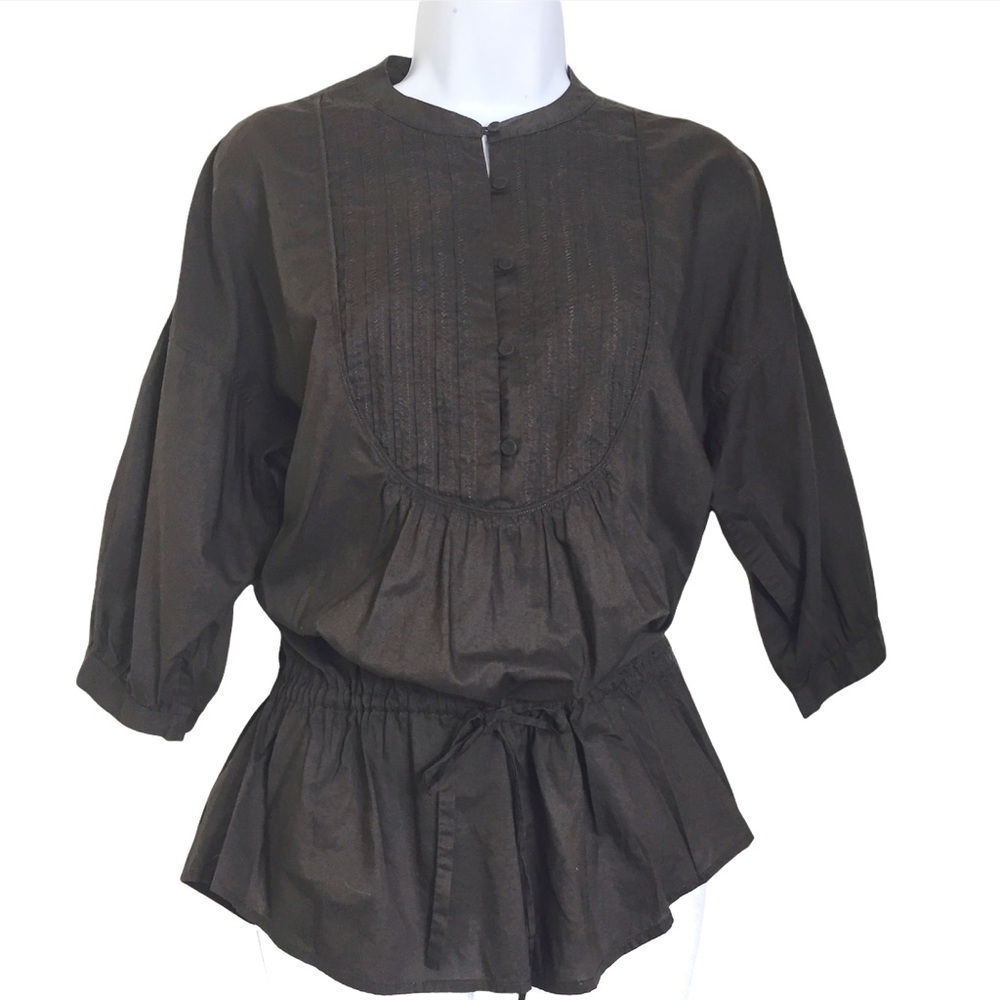 GAP Drawstring Waist Blouse Sz S